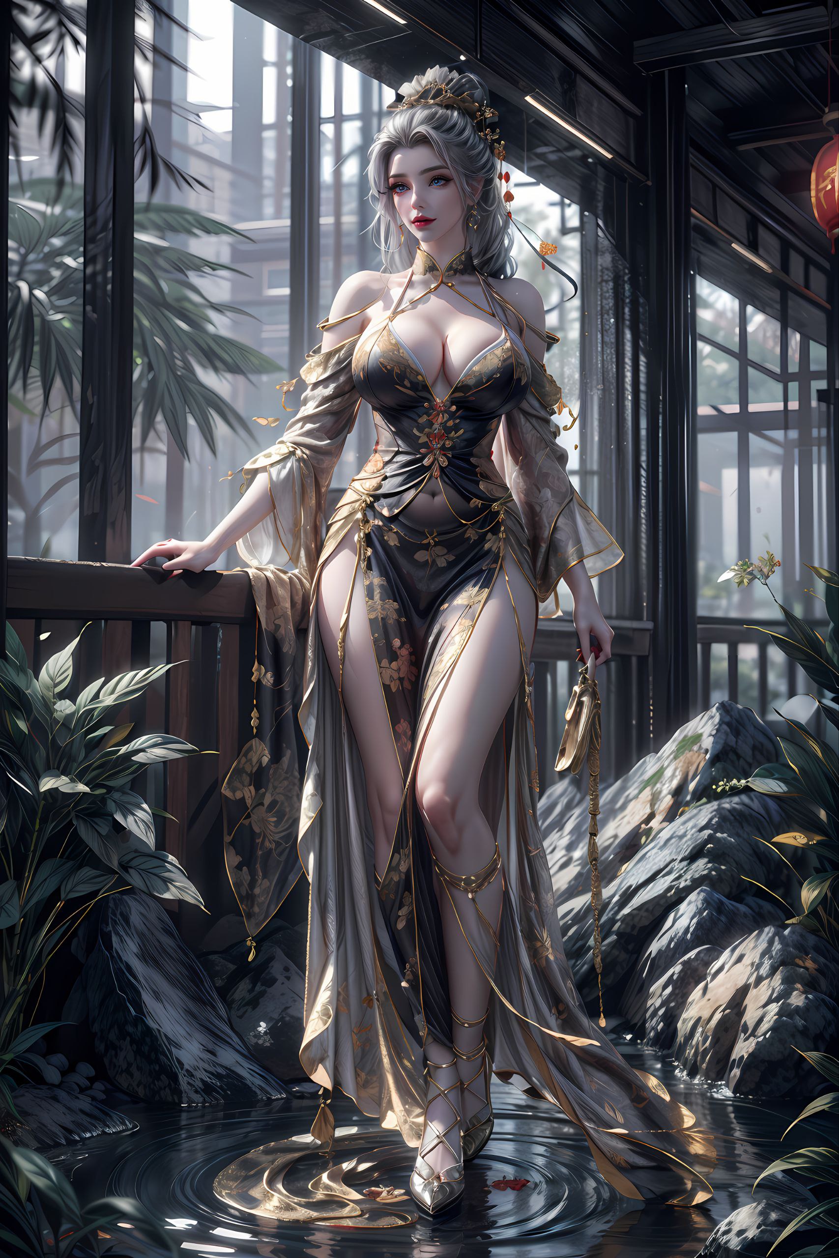 将自然美和